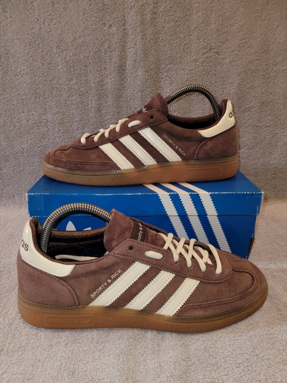 Adidas Originals Handball Spezial Sporty & Rich Brown/White Gum Sneakers IH2612